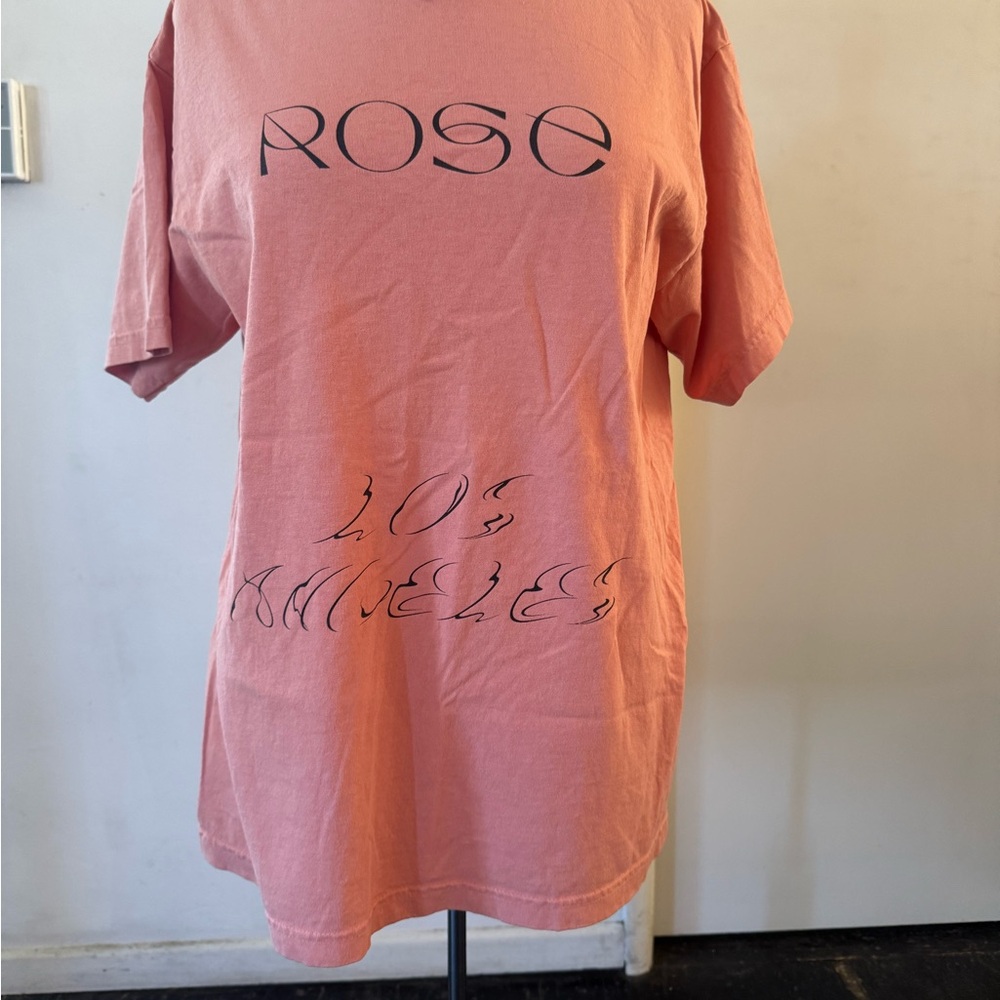 Rose Los Angeles from Rose Delights Salmon Pink T-Shirt
